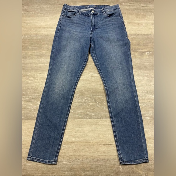Old Navy Denim - Old Navy High Rise Super Skinny Blue Jeans Women’s Size 12